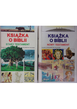 Książka o Biblii Nowy i Stary Testament tom 1 i 2
