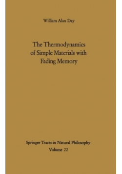 The thermodynamics of simple materials with fading memory