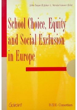 School choice equity and social exclusion in Europe