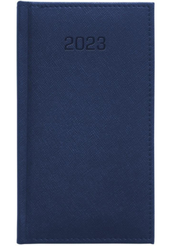 Kalendarz 2023 A6 Tygodniowy Cross granatowy