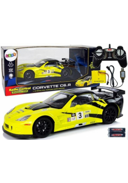 Auto sportowe R/C 1:18 Corvette C6.R żółty