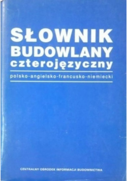 Słownik budowlany czterojęzyczny