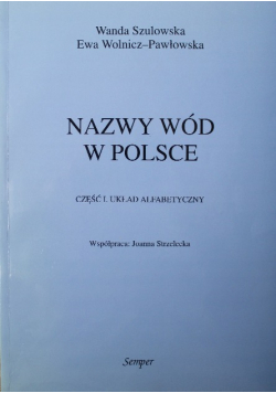 Nazwy wód w Polsce część I