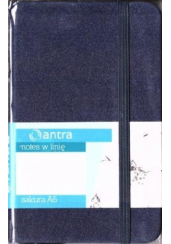Notes A6 Linia Sakura Granatowy ANTRA