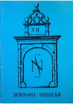 Seminaria niedzickie VII