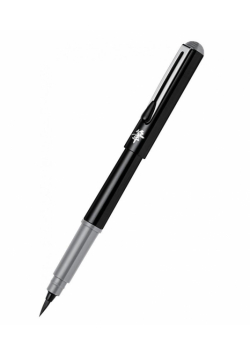 Brush Pędzelek w piórze szary tusz + 4 naboje