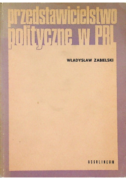 Przedstawicielstwo polityczne w prl