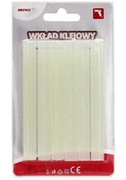 Wkład klejowy transparentny 10mm 6szt