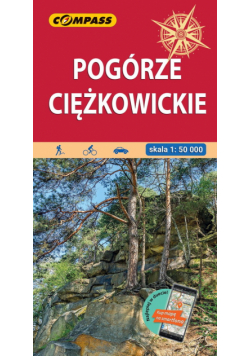 Pogórze Ciężkowickie Mapa turystyczna 1:50 000