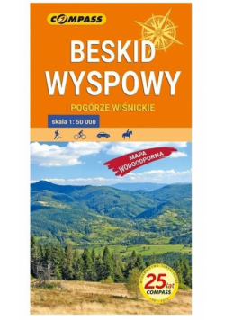 Mapa turystyczna - Beskid Wyspowy 1:50 000 w.2021