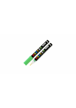 Marker akrylowy 1-2mm zielony neon (6szt) M&G