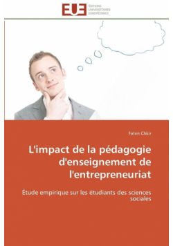 L'impact de la pédagogie d'enseignement de l'entrepreneuriat