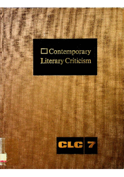 Contemporary Literary Criticism tom 7