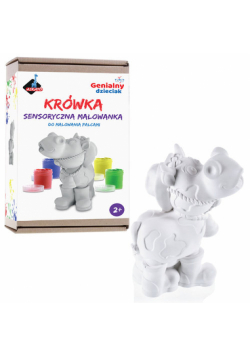 Sensoryczna malowanka Krówka do malowania palcami