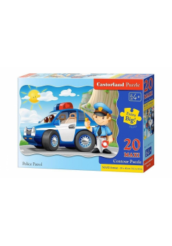 Puzzle 20 maxi - Police Patrol CASTOR