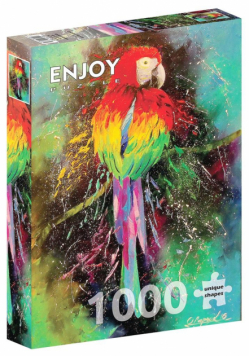 Puzzle 1000 Kolorowa papuga