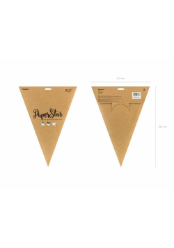 Gwiazda papierowa srebrna 70cm