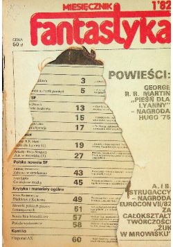 Miesięcznik fantastyka nr 1 1982