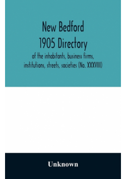 New Bedford 1905 directory