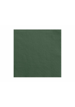 Serwetki trójwarstwowe zieleń 33x33cm 20szt