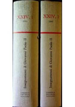 Insegnamenti di Giovanni Paolo II Tom XXIV Część 1 i 2