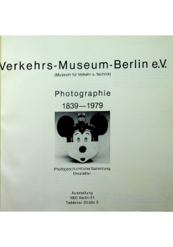 Verkehrs museum berlin photographie 1839 1979