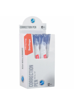 Korektor w piórze 12ml metalowa koncówka (12 szt)