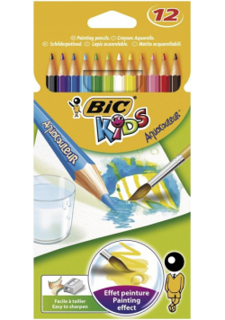 Kredki Aquacouleur 12 kolorów BIC