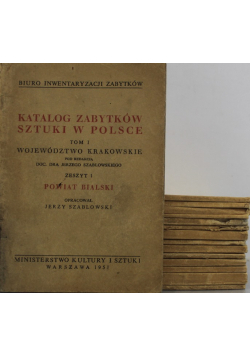 Katalog zabytków sztuki w Polsce Tom 1 zeszyty 1 do 15