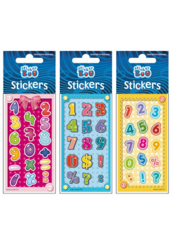 Naklejki Sticker BOO silver cyferki