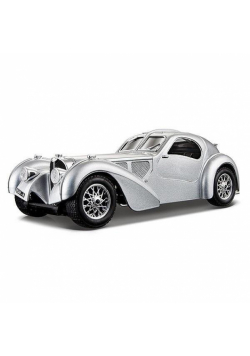 Bugatti Atlantic 1936 1:24 srebrny BBURAGO