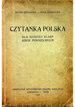 Czytanka Polska 1935 r