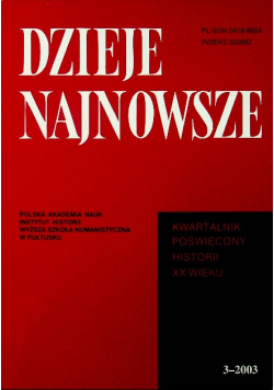 Dzieje najnowsze 3