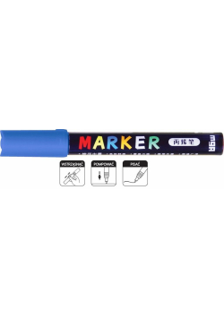 Marker akrylowy 1-2mm niebieski M&G