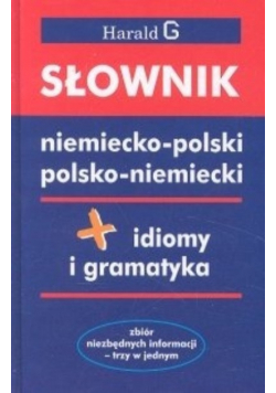 Słownik niemiecko polski polsko niemiecki plus idiomy i gramatyka