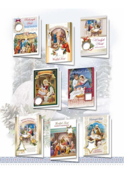 Karnet B6 Boże Nar. Z opłatkiem Religia (10sz) MIX