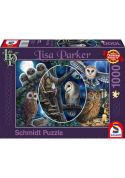 Puzzle PQ 1000 Tajemnicze sowy G3