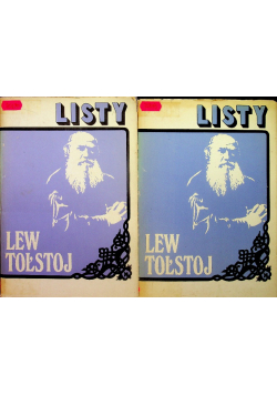 Tołstoj Listy 2 tomy
