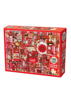 Puzzle 1000 Pomaluj mój świat na kolor... czerwony