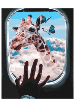 Malowanie po numerach - Safari w chmurach 40x50cm