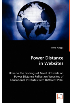 Power Distance in Websites