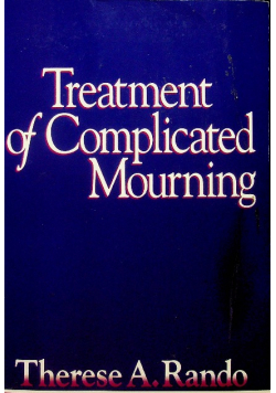 Treatment of Complicated Mourning