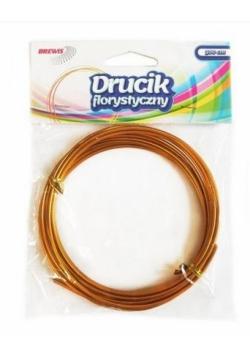 Druciki florystyczne 3mx2mm złote