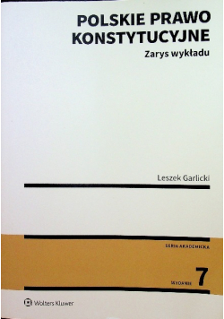 Polskie prawo konstytucyjne zakres wykładu