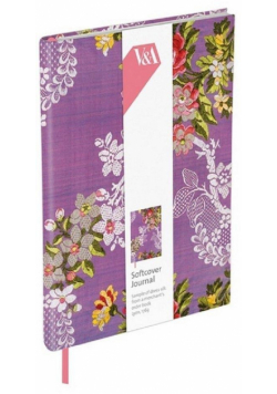 Notatnik ozdobny Purple Dress Fabric