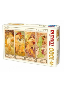 Puzzle 1000 Alfons Mucha, Cztery pory roku