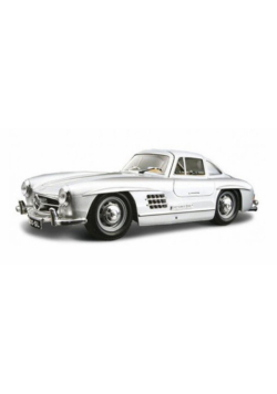 Mercedes-Benz 300SL 1954 Silver 1:24 BBURAGO