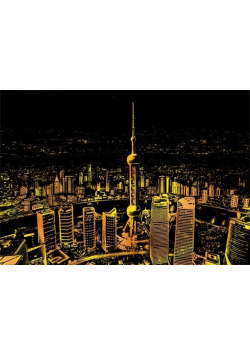 Magiczna Zdrapka - Shanghai 40,5x28,5cm