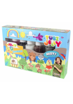 Tubi Jelly 6 kolorów - Zwierzątka TUBAN