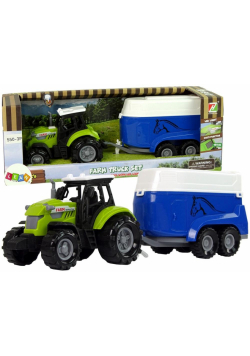 Traktor z przyczepka dla konia